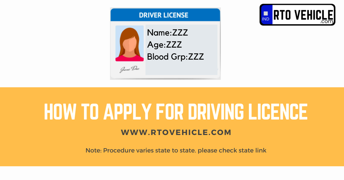 How to apply for driving licence in india